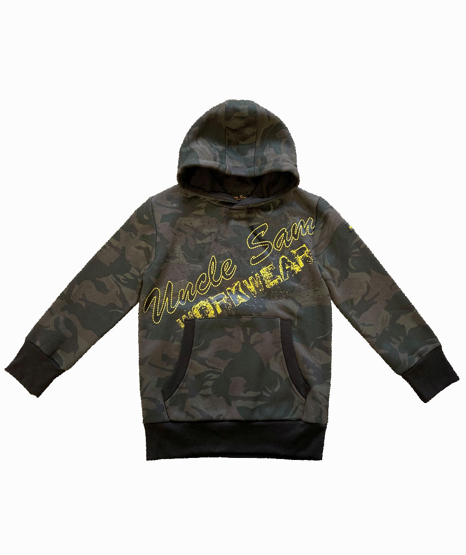 Uncle Sam Hoodie f&uuml;r Kinder, Camouflage