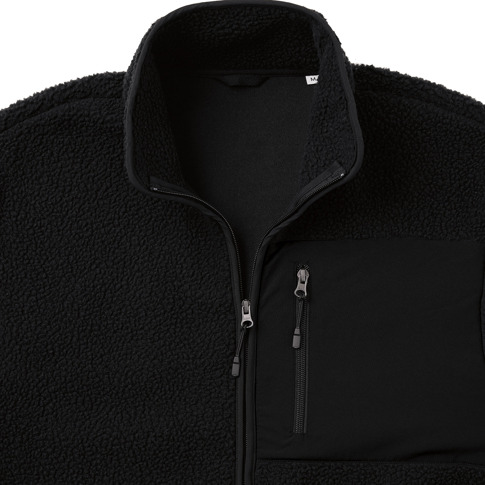 Iqoniq Diran pile fleece jacket, Black, large image number 5