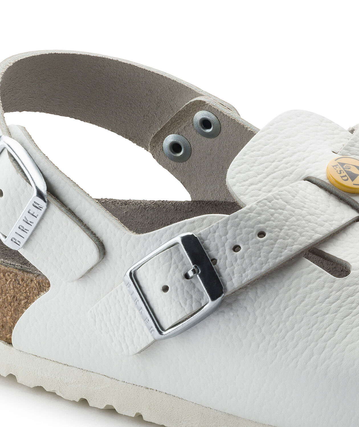 Birkenstock Tokio ESD Regular Fit sandaler, Vit, large image number 6