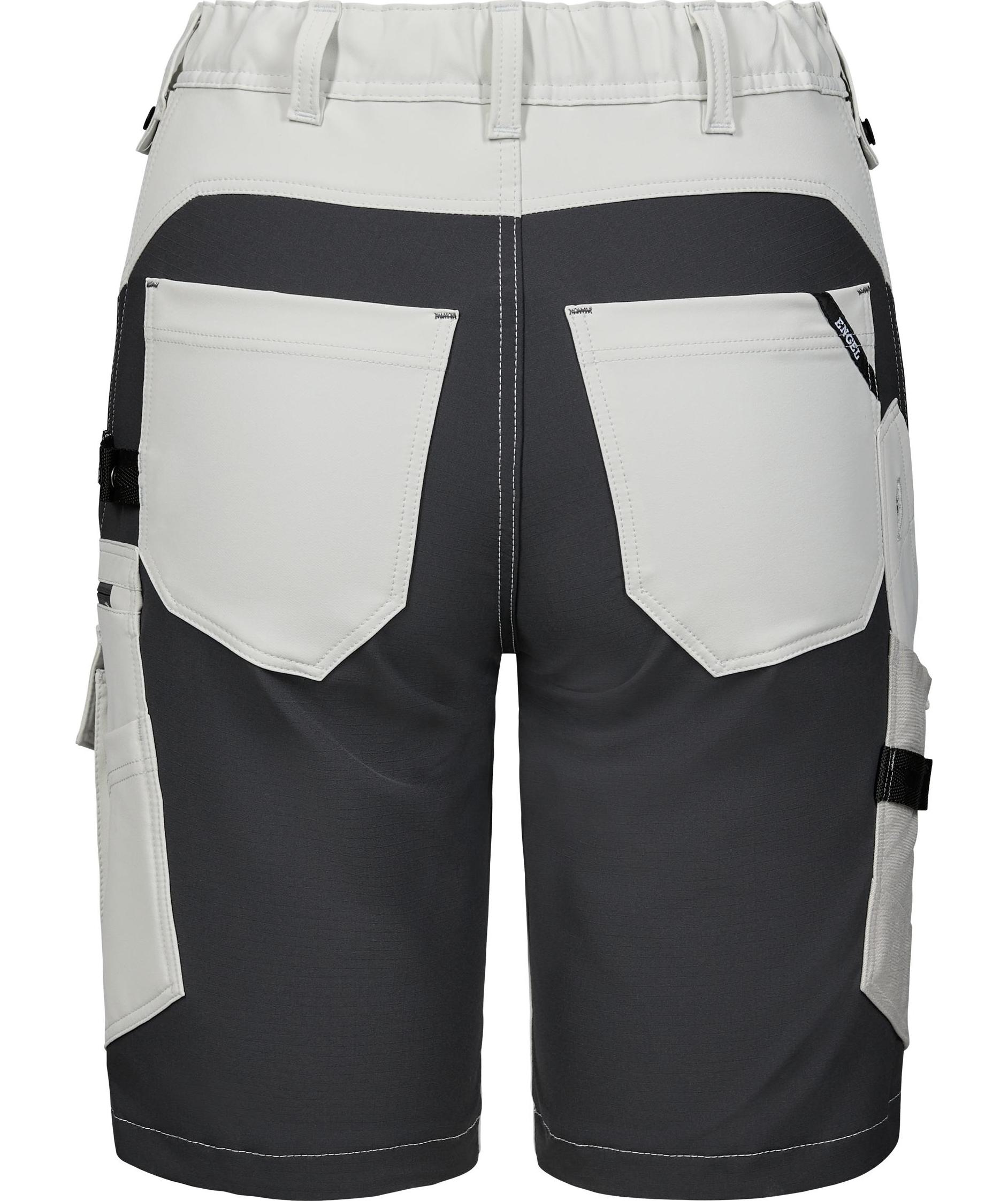 Engel Entire women's work shorts full stretch, Bone White/Anthracite Grey, large image number 2