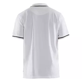 Blåkläder Unite Poloshirt, Weiss/dunkelgrau