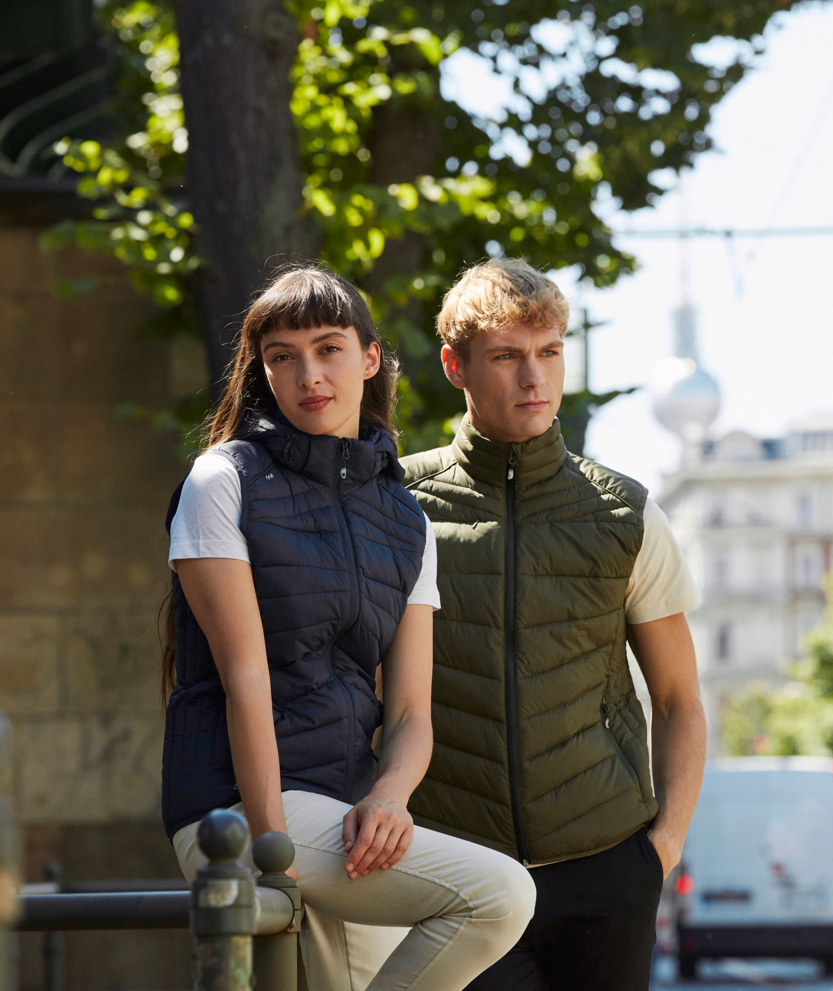 Clique Idaho women's quilted vest, Dark navy, large image number 6