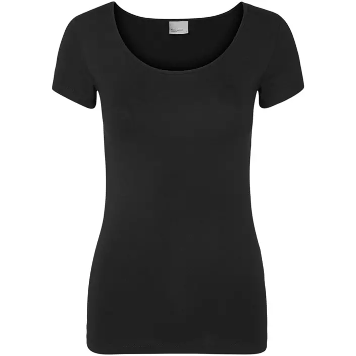 Vero Moda VMMAXI MY SOFT lang dame T-shirt, Black, large image number 0