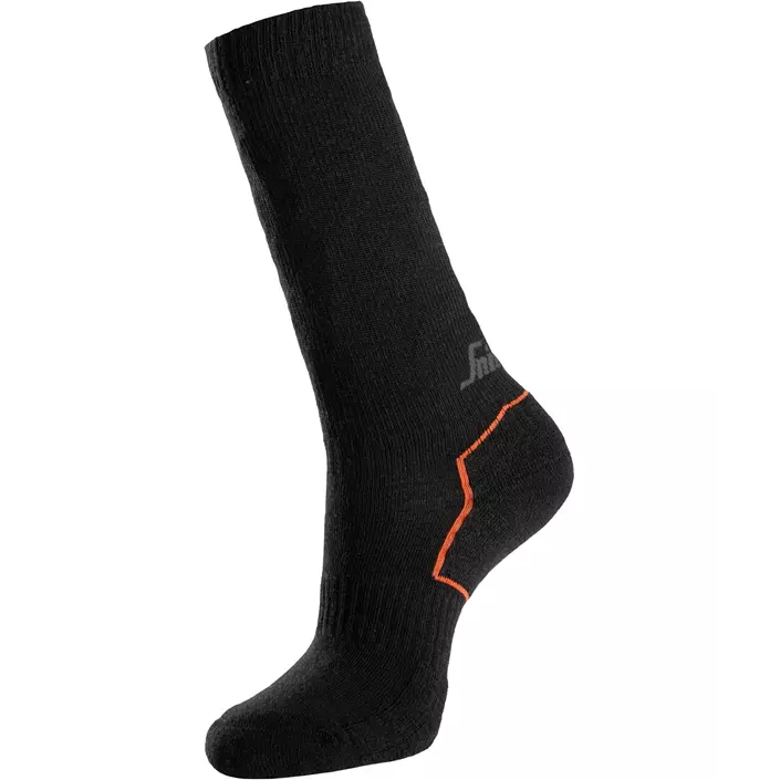 Snickers 2-pack socks with merino wool, Black, large image number 0