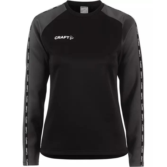 Craft Squad 2.0 women's training pullover, Black/Granite, large image number 0