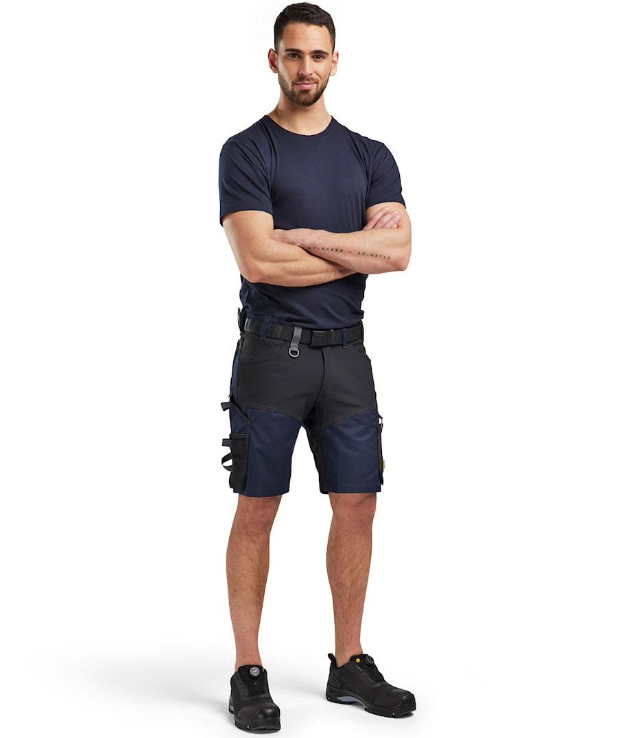 Bl&aring;kl&auml;der arbejdsshorts