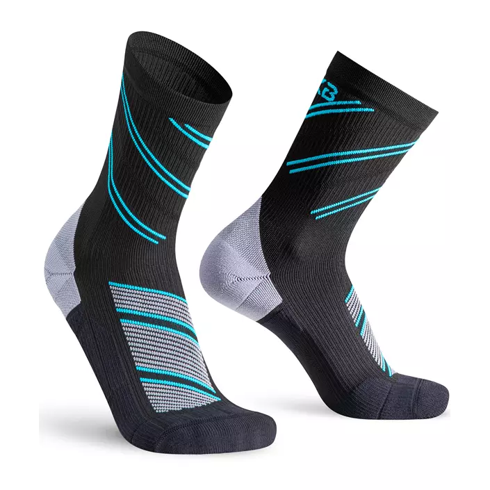 Oxyburn Escape socks, Black/Malibu, large image number 0