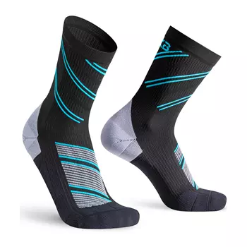 Oxyburn Escape socks, Black/Malibu