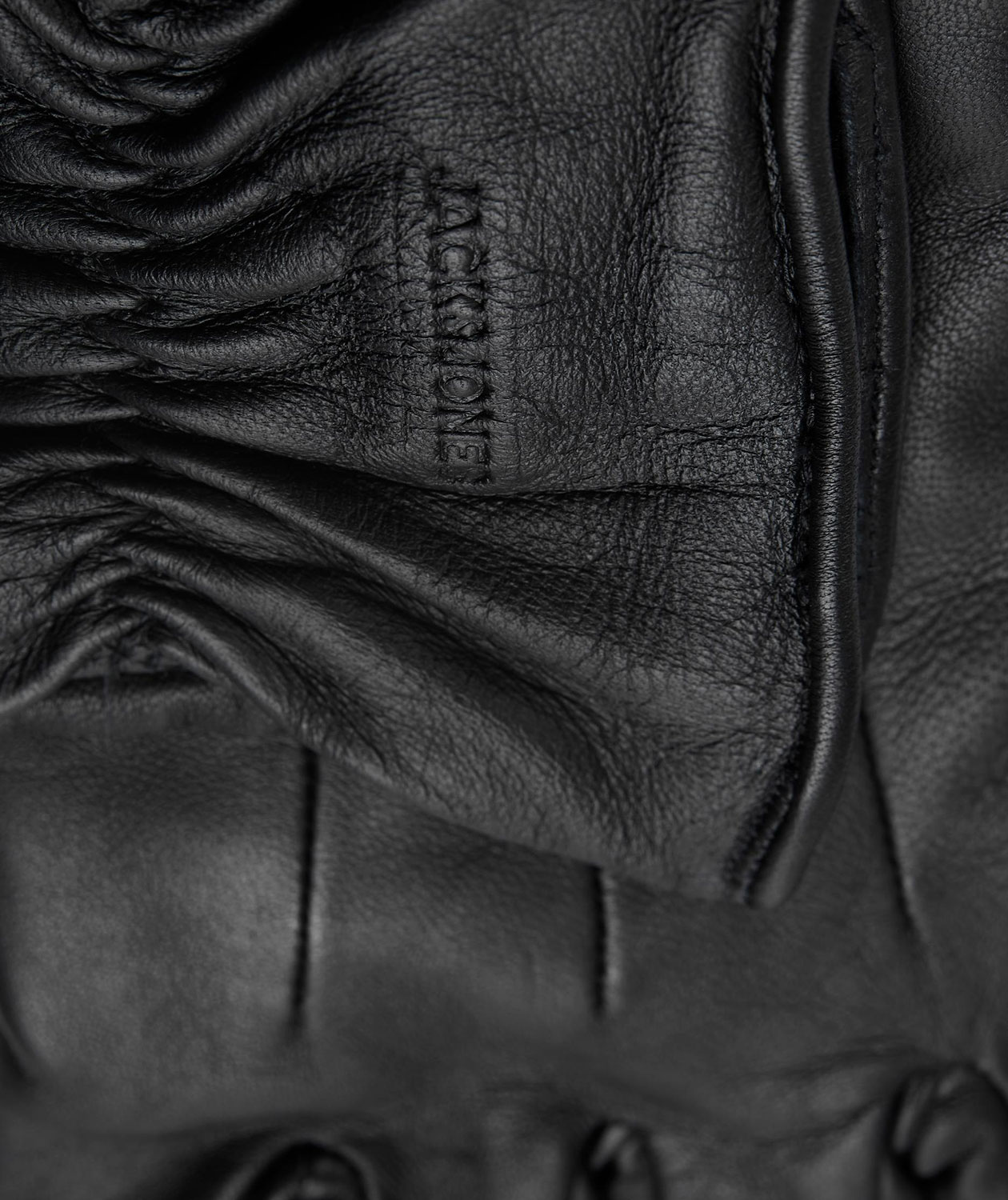 Jack & Jones JACMONTANA Lederhandschuhe, Schwarz, large image number 2