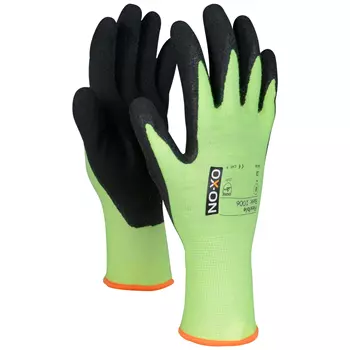 OX-ON Flexible Basic 1006 work gloves, Hi-vis Yellow/Black