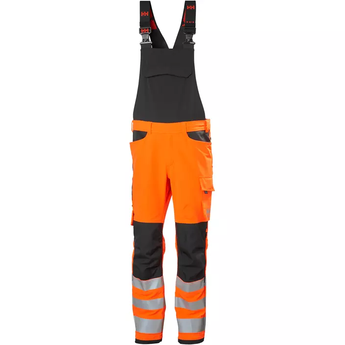 Helly Hansen Alna 4X hängselbyxa full stretch, Varsel Orange/Ebony, large image number 0