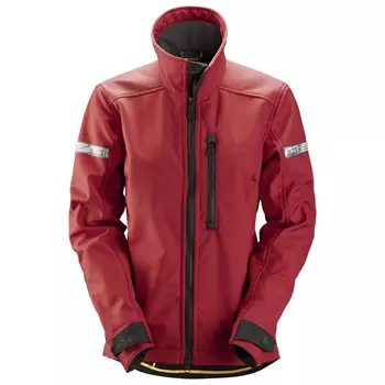 Snickers AllroundWork women's softshell jacket 1207, Red/Black
