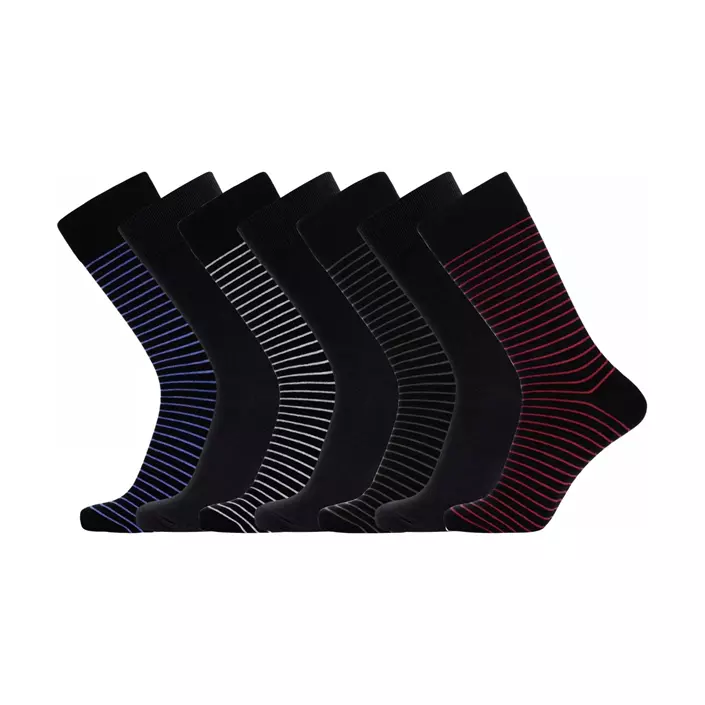 JBS 7-pak bambus strømper, Multifarvet, large image number 0