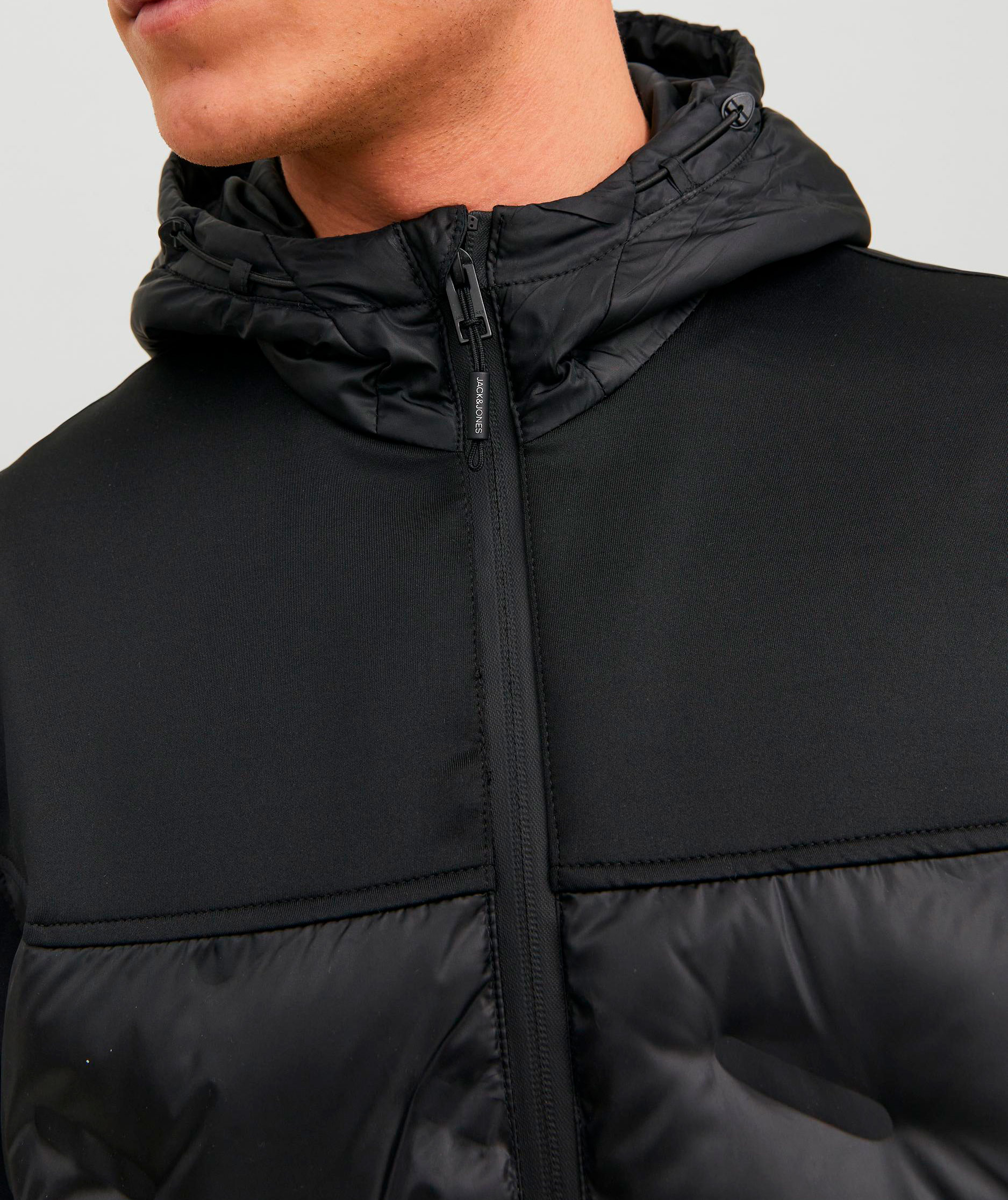 Jack & Jones JJEMULTI HEAT hybridjakke, Black, large image number 3