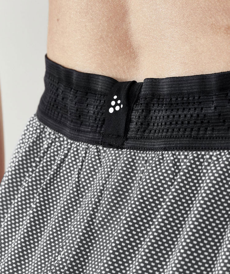 Craft Progress v&auml;ndbar shorts dam, Svart/Vit, large image number 6