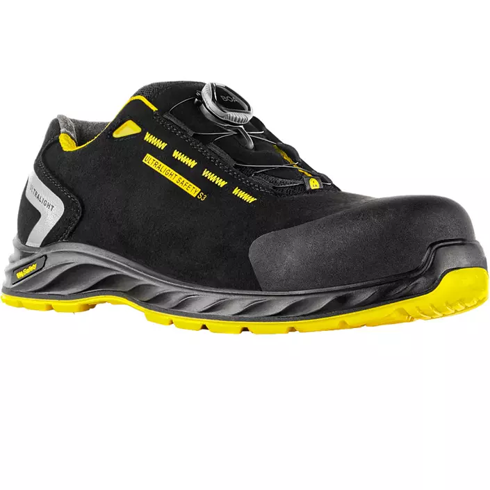 VM Footwear California vernesko S3, Svart/Gul, large image number 0