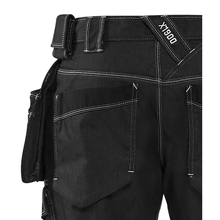 Blåkläder craftsman trousers X1900, Black, large image number 3