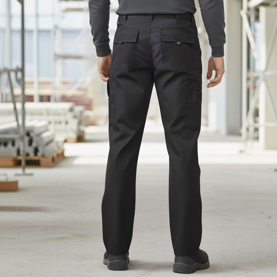 Terrax work trousers, Dark Grey/Black, large image number 3