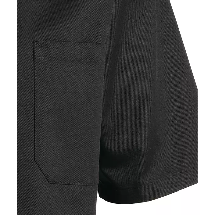 Kentaur short-sleeved unisex chefs jacket, Black, large image number 2