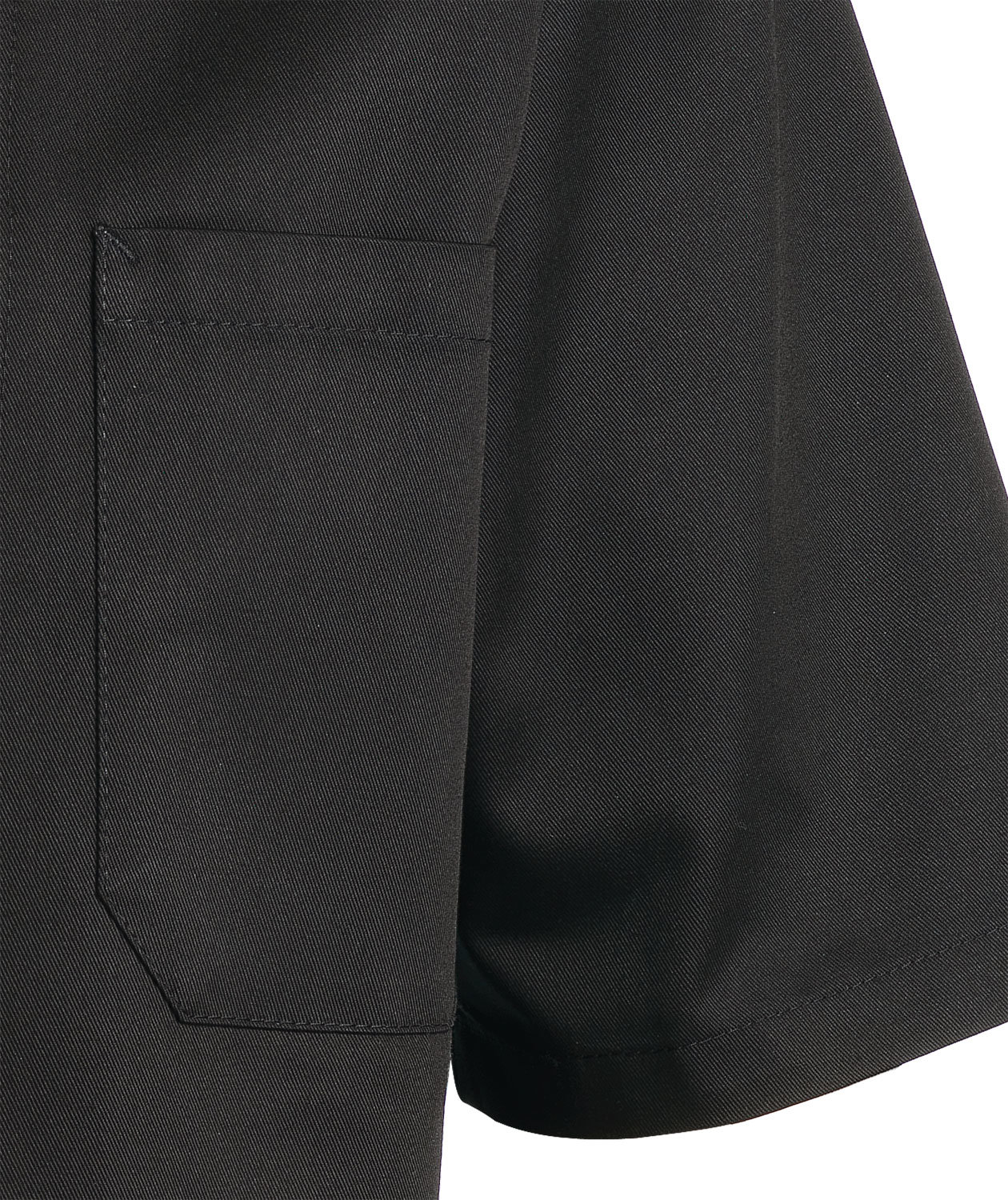 Kentaur kort&aelig;rmet  kokkejakke, Sort, large image number 2