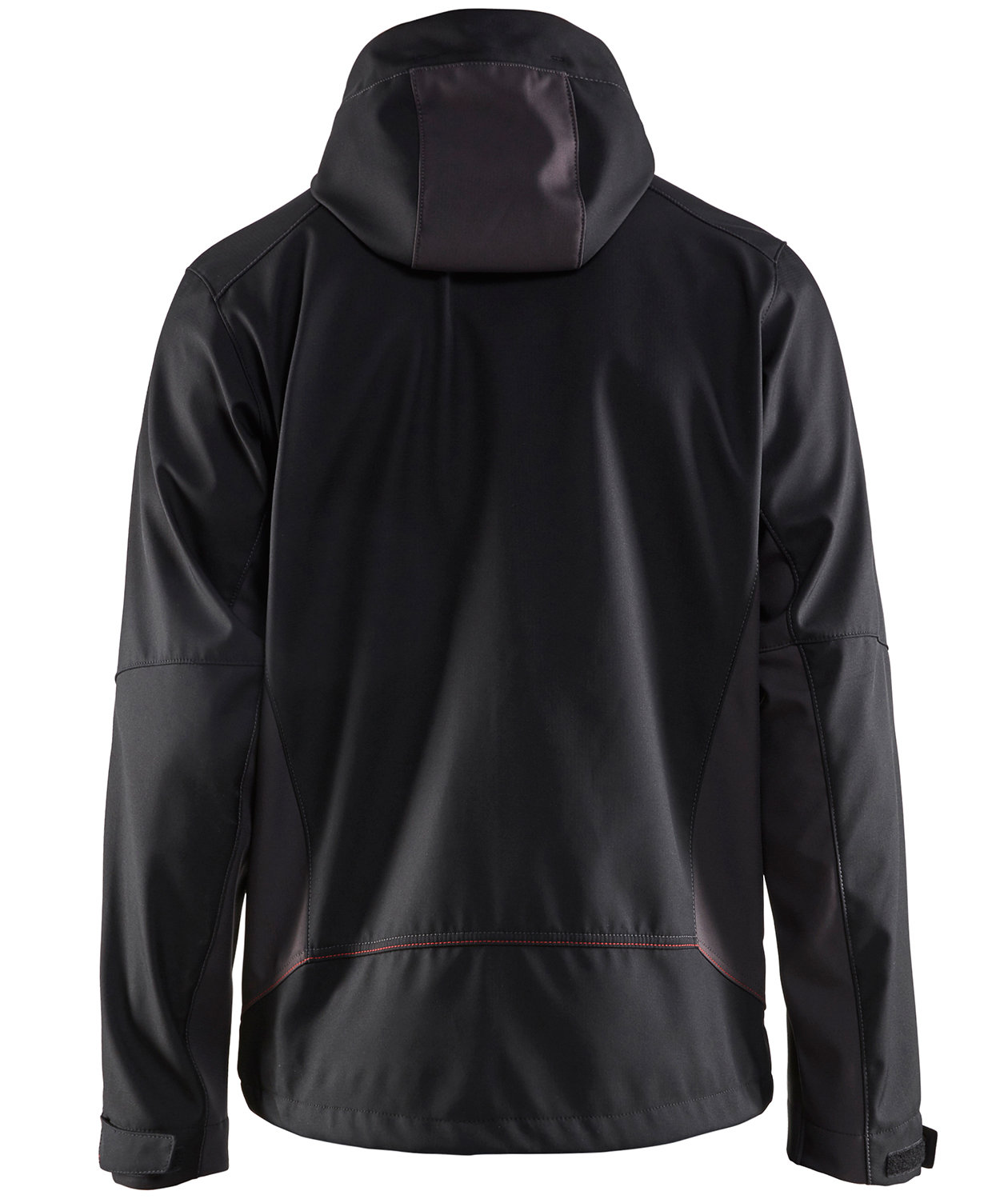 Bl&aring;kl&auml;der Unite softshelljakke, Sort/R&oslash;d, large image number 1