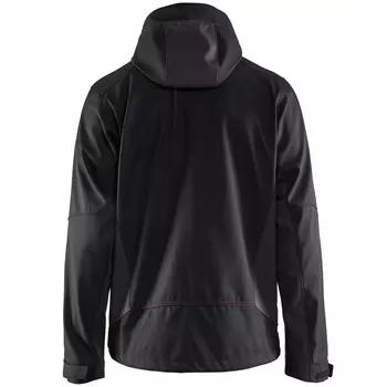 Blåkläder Unite softshell jacket, Black/Red