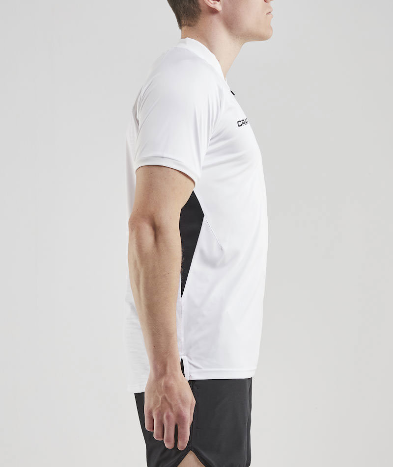 Craft Pro Control Impact polo shirt, White/black, large image number 3