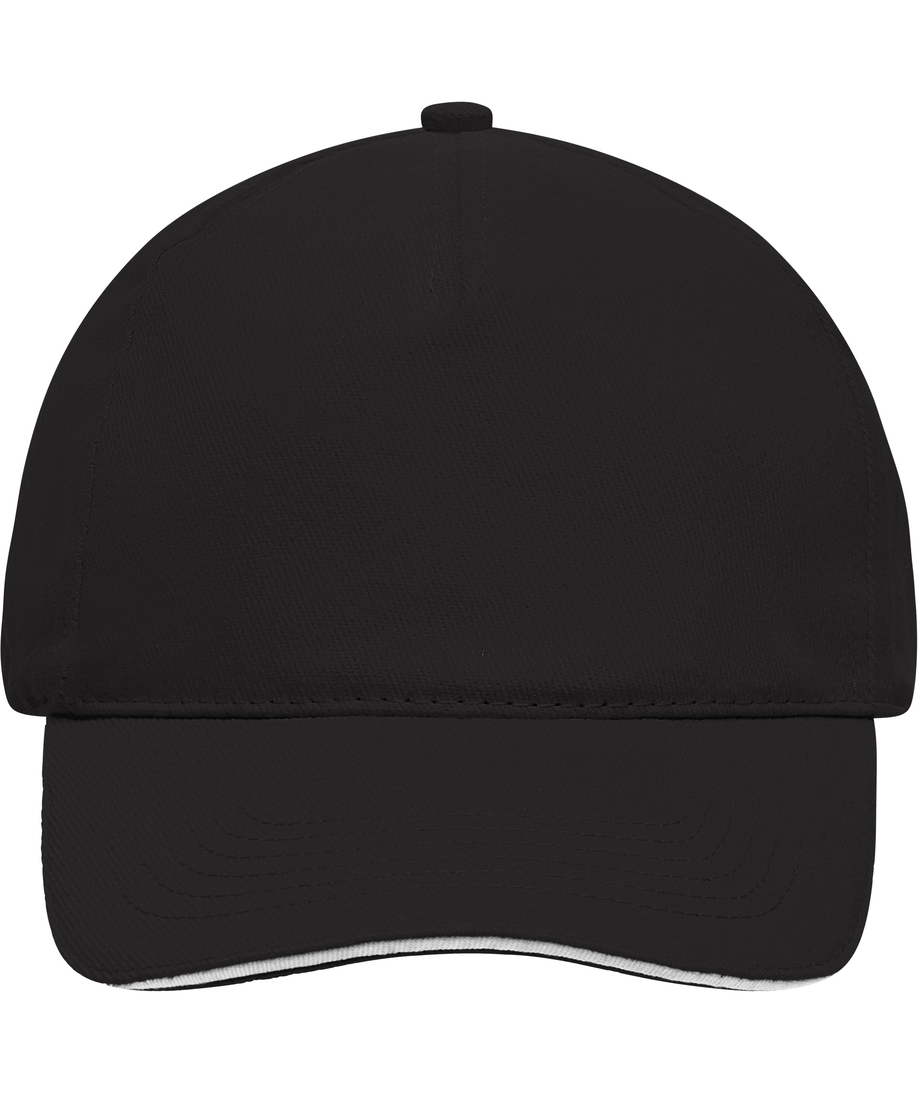 Myrtle Beach 5 Panel Sandwich cap, Black/white