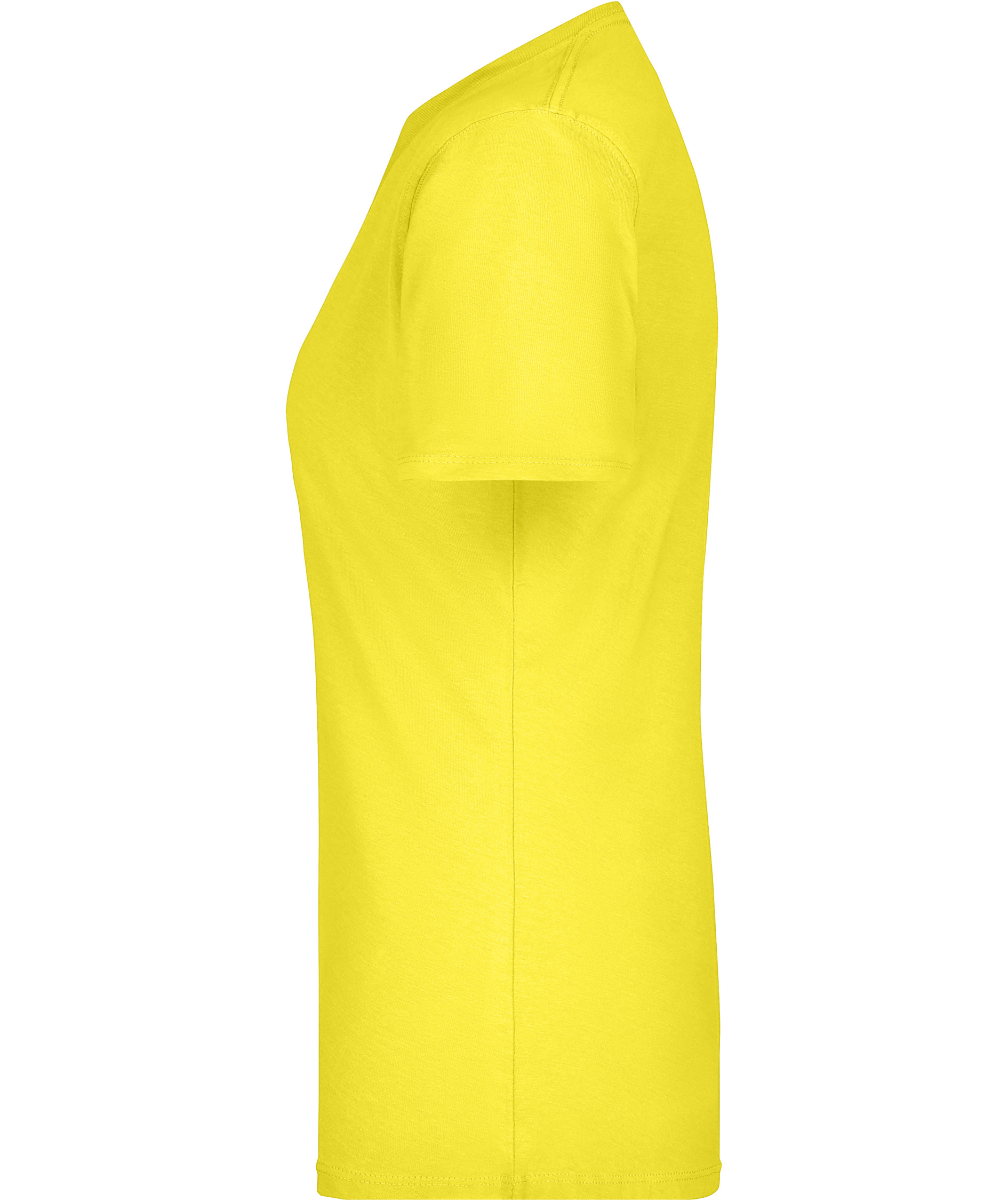 James & Nicholson Basic-T women's T-shirt, Yellow, large image number 3