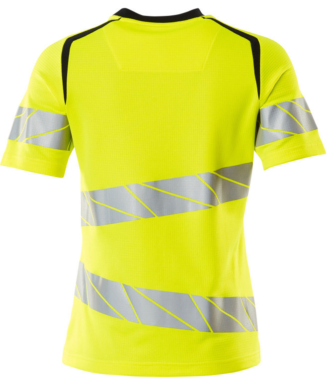 Mascot Accelerate Safe T-shirt dam, Varsel Gul/M&ouml;rk Marinbl&aring;