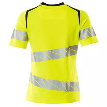 Mascot Accelerate Safe Damen T-Shirt, Hi-Vis Gelb/Dunkel Marine