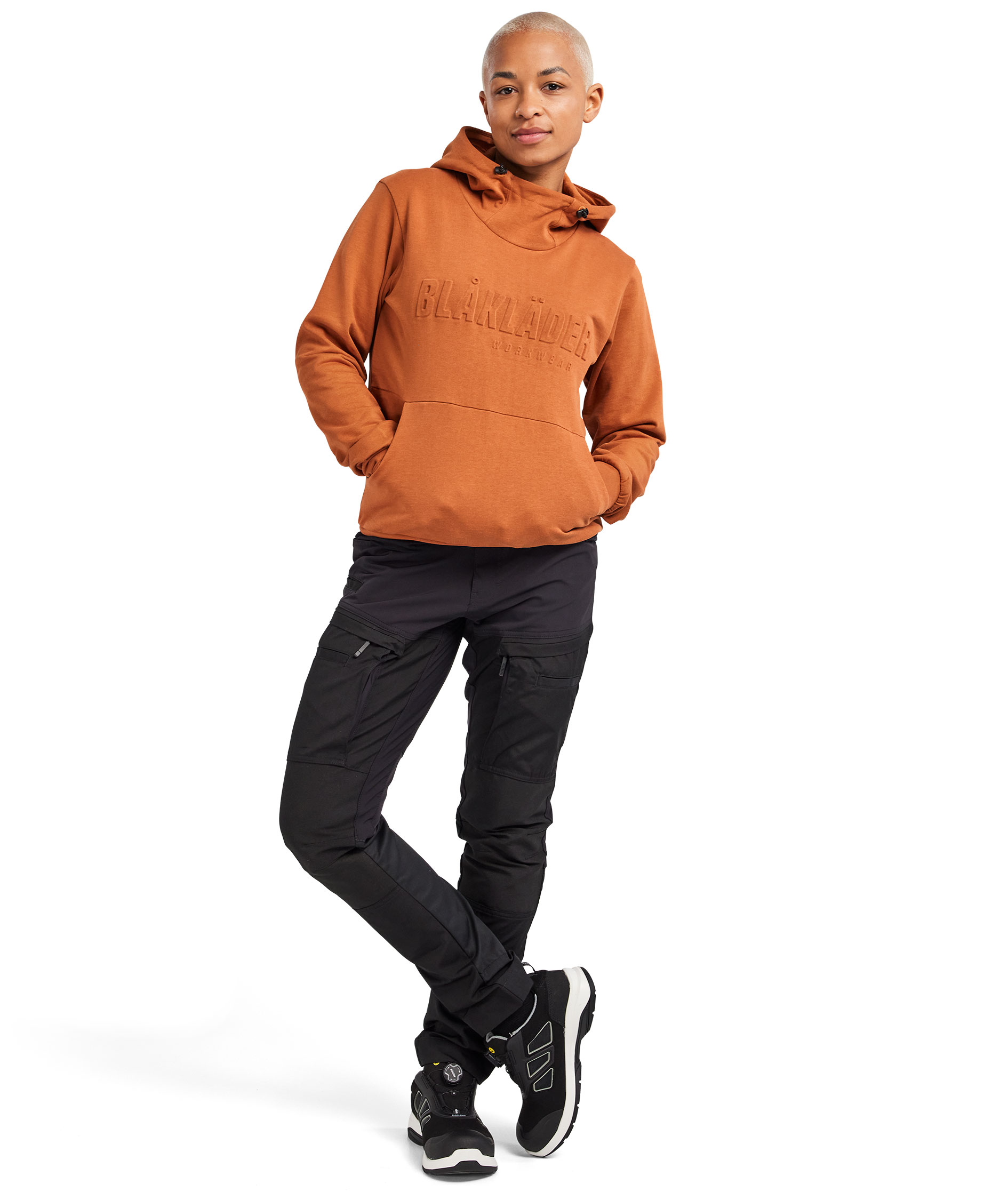 Bl&aring;kl&auml;der women's hoodie 3D, Rust