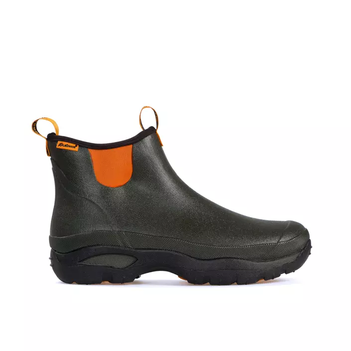 LaCrosse Hampton rubber boots, Rosin Green/Popsicle Orange, large image number 0