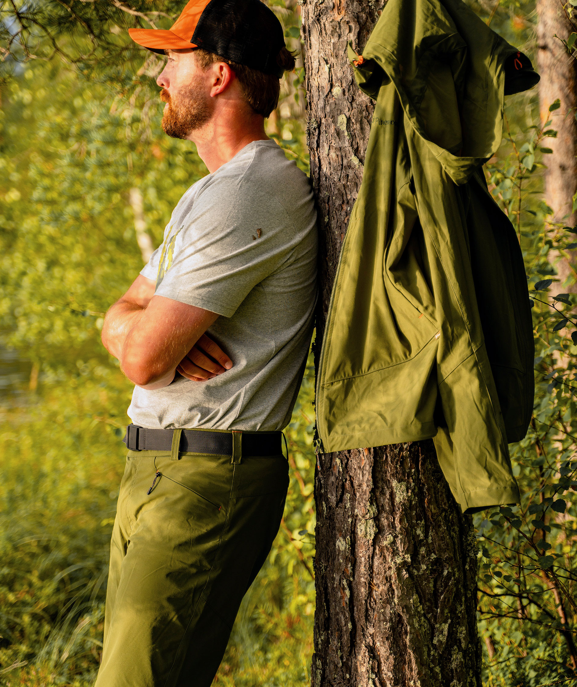 Pinewood Finnveden Sports Light bukser, Pine green, large image number 8