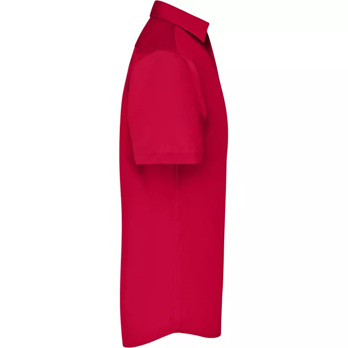 James & Nicholson modern fit short-sleeved shirt, Red, large image number 2