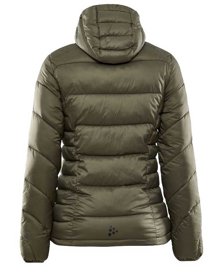 Craft Core Explore vattert damejakke, Armygr&oslash;nn, large image number 2