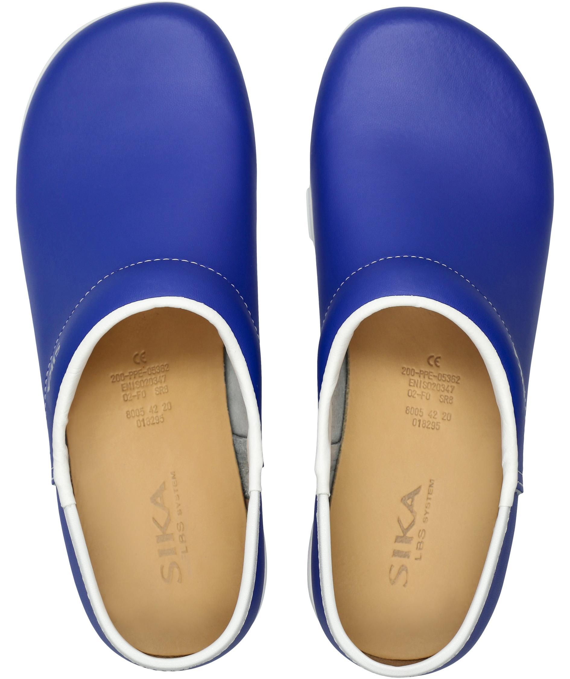 2nd quality product Sika flex clogs with heel cover O2, Blue/White, large image number 4