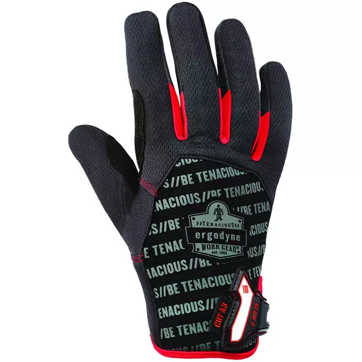 Ergodyne 812CR cut protection gloves, Black/Grey, large image number 0