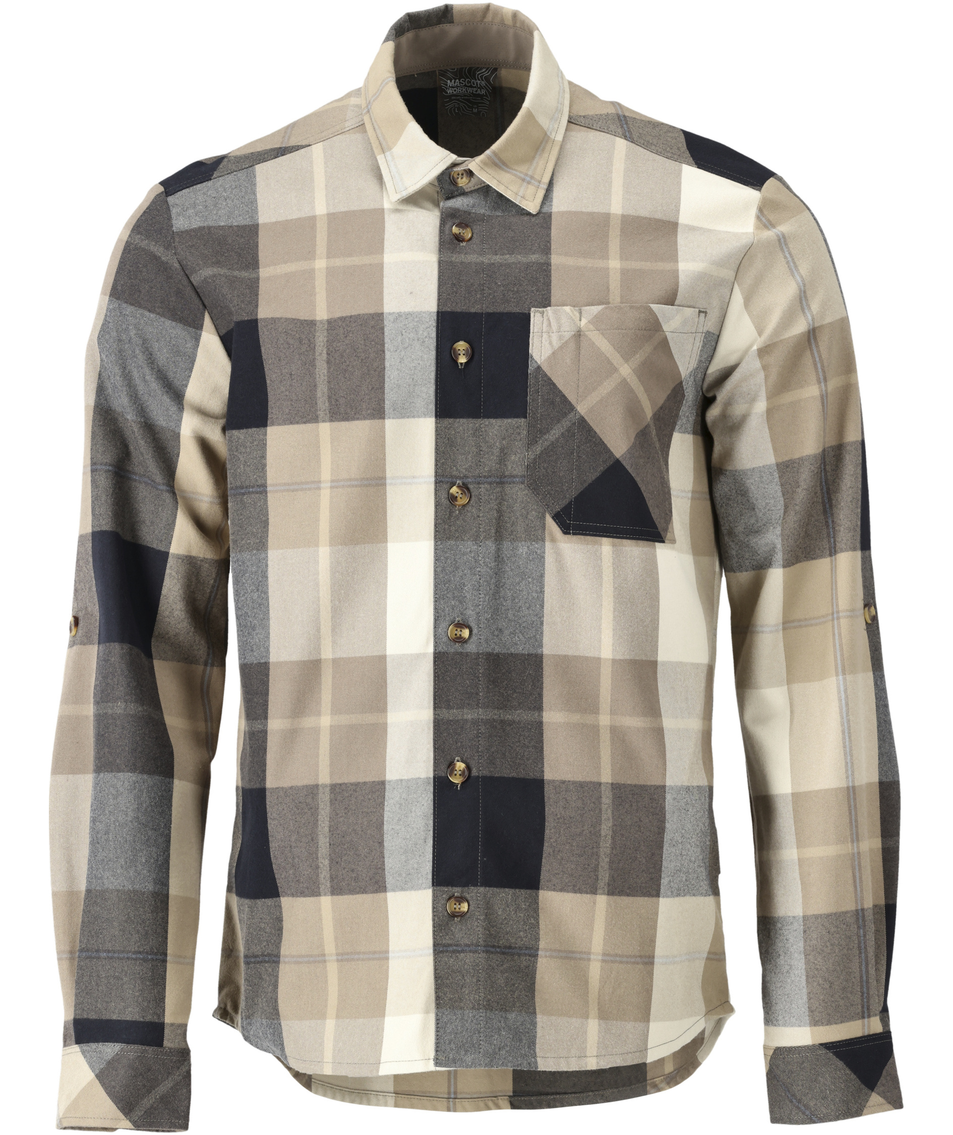 Mascot Customized flanellskjorta, M&oslash;rk Sand