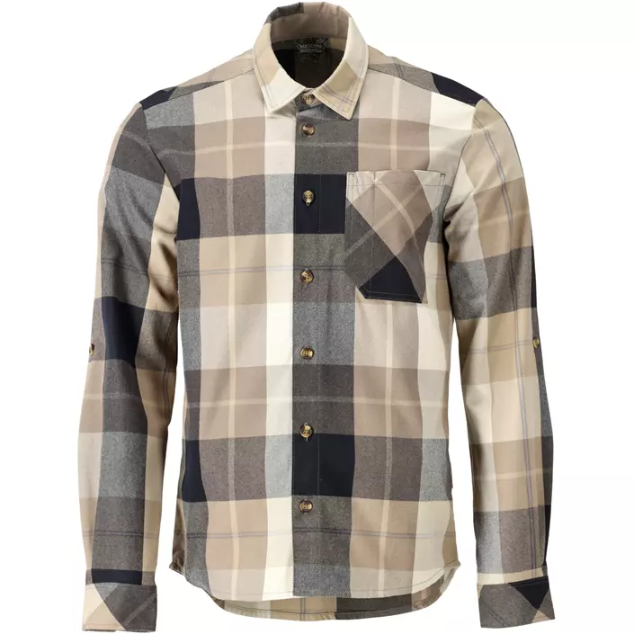 Mascot Customized flannel shirt, Dark Sand, large image number 0