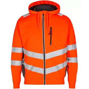 Engel Safety hoodie, Varsel orange/Grå