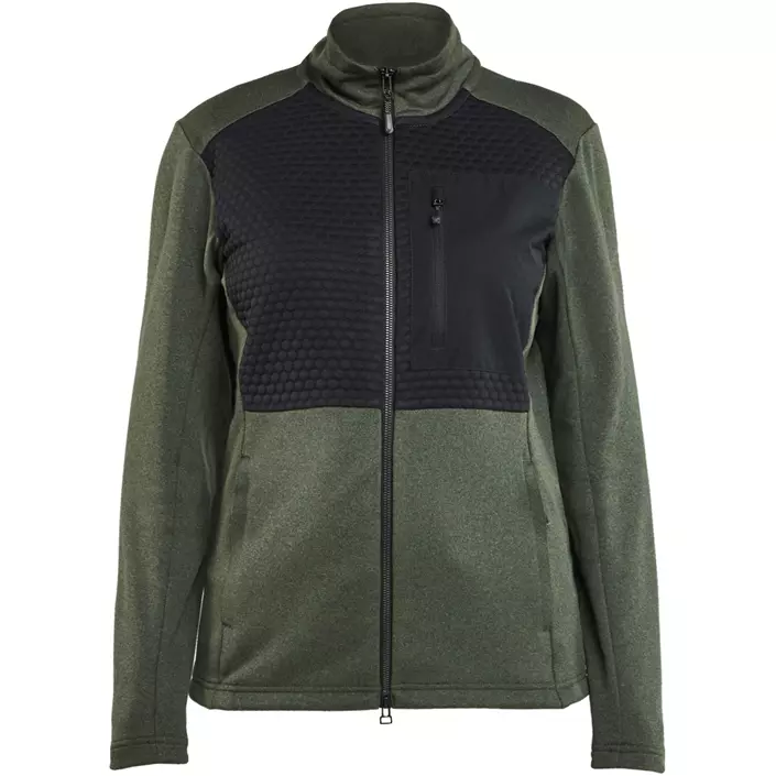 Blåkläder fleece cardigan dam, Höstgrönt/Svart, large image number 0