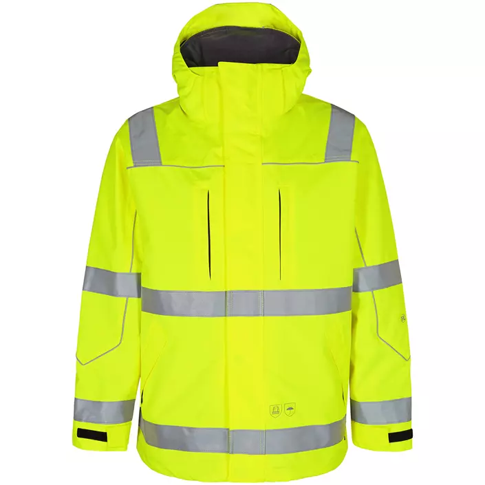 Engel Safety shell jacket, Hi-Vis Yellow, large image number 0