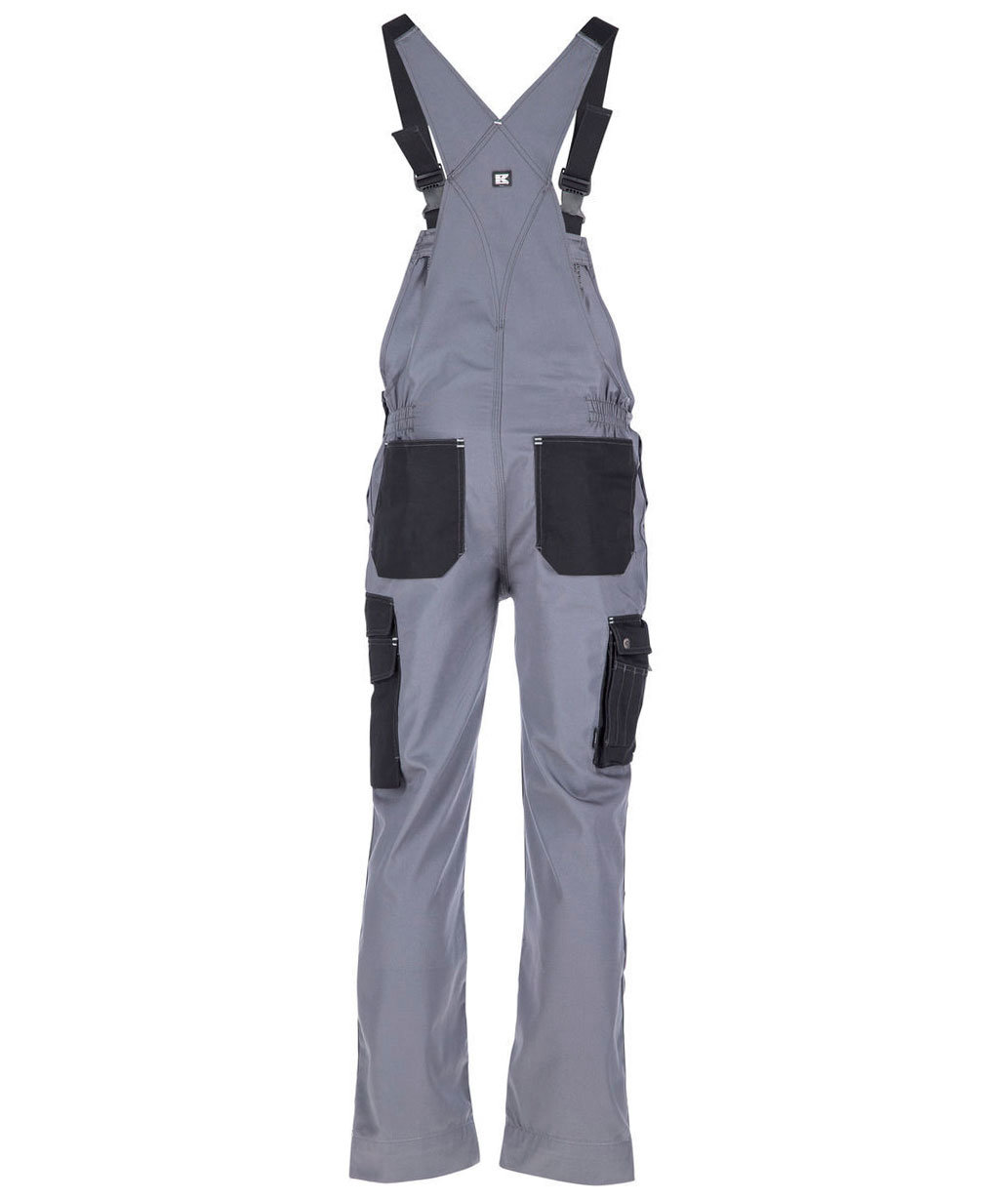 Kramp Original Light arbejdsoveralls, Gr&aring;/Sort, large image number 2