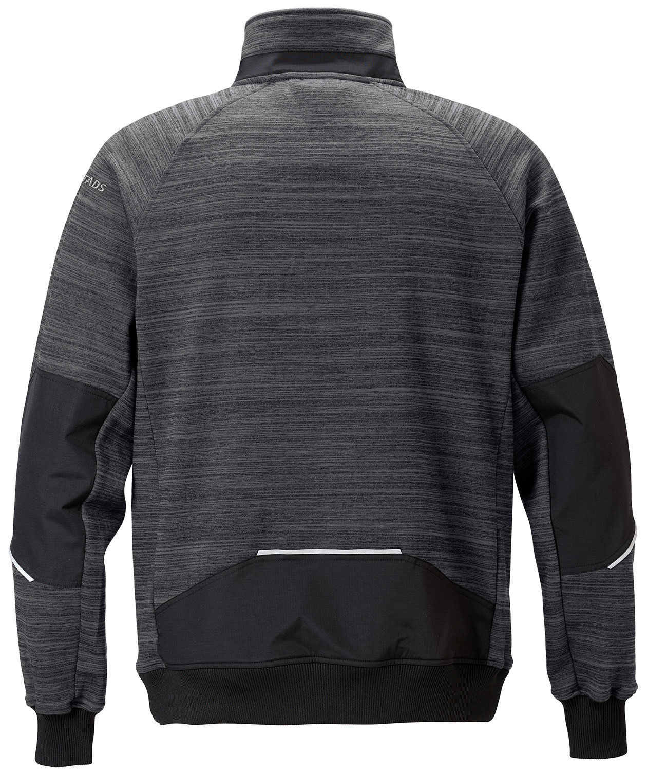 Fristads Gen Y sweat jacket 7052, Grey/Black, large image number 1