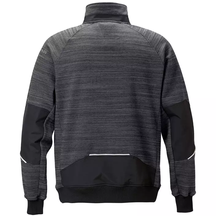 Fristads Gen Y sweat jacket 7052, Grey/Black, large image number 1