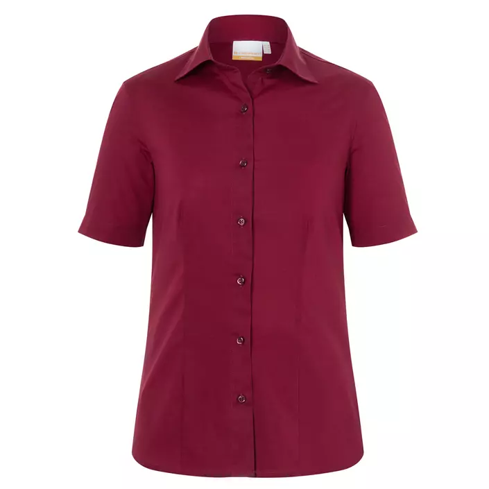 Karlowsky Juli kortærmet skjorte dameskjorte, Bordeaux, large image number 0