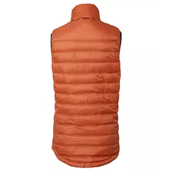 South West Amy dame quiltet vest, Dark-orange