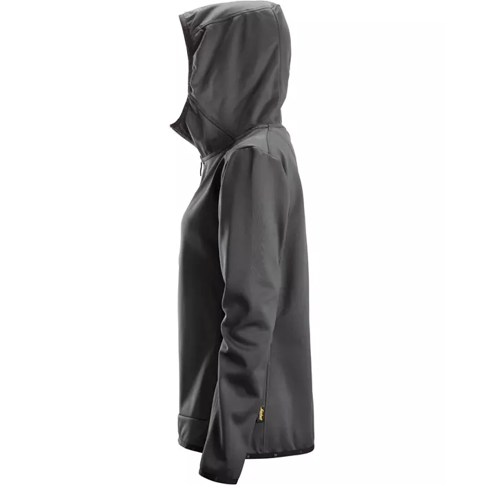 Snickers AllroundWork women's fleece hoodie 8057, Steel Grey, large image number 3