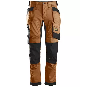 Snickers AllroundWork craftsman trousers 6241, Brown/Black